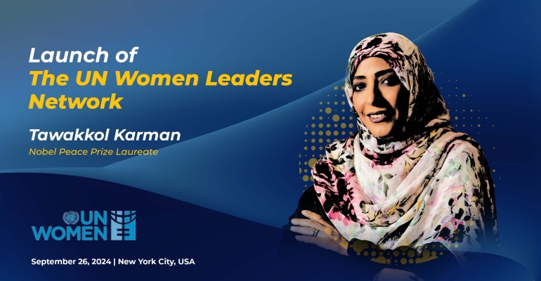 Nobel laureate to speak at UN Women Leaders Network Launch in New York